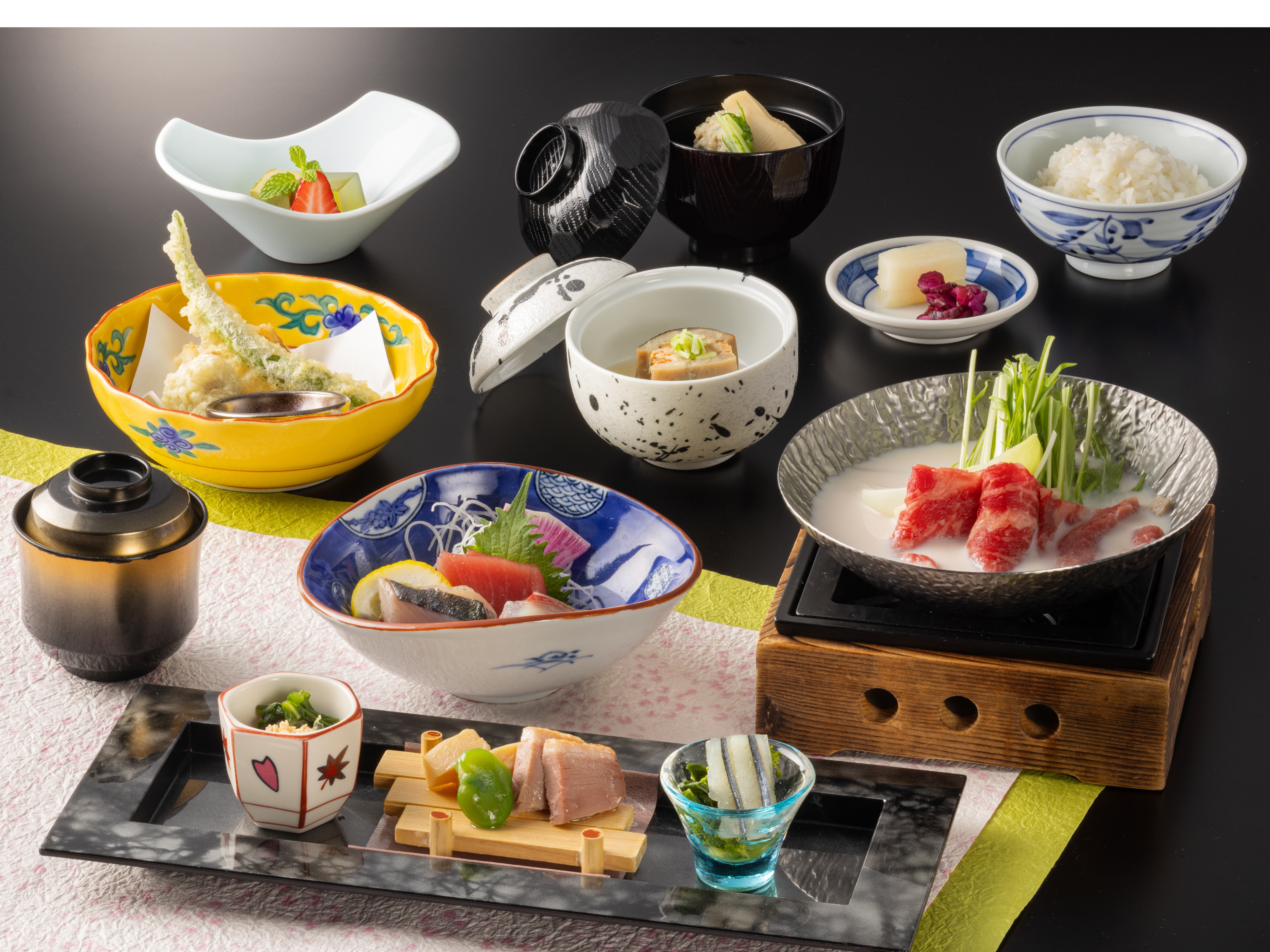 夕食「梅」会席イメージ　2025年3～5月