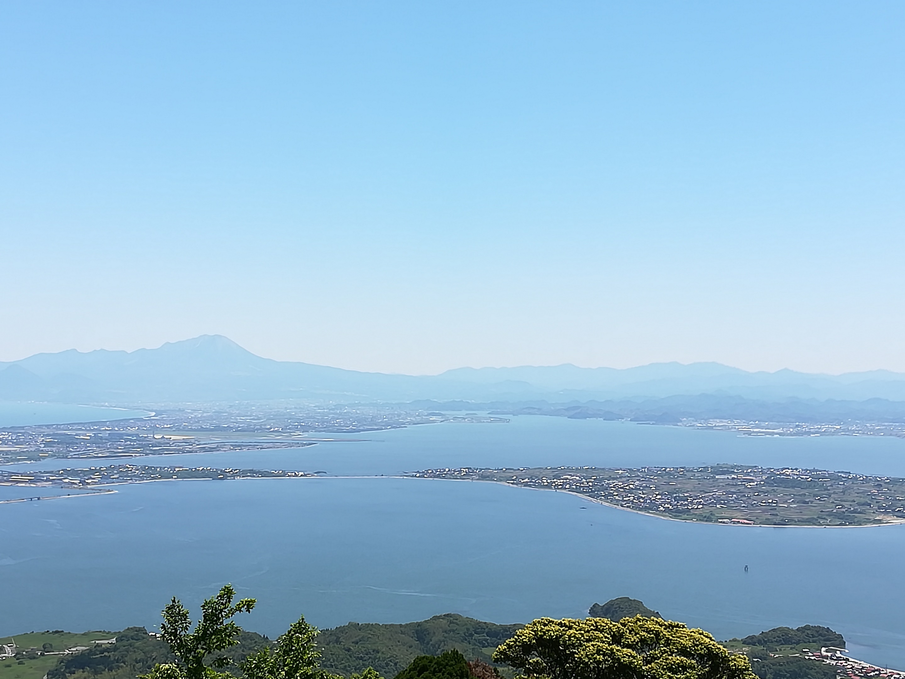 枕木山からの景観