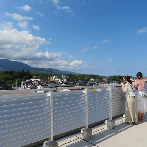 【屋上テラス】佐渡の空気でリフレッシュ♪