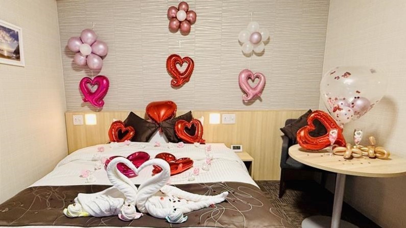 バレンタインなどのイベントも、心躍るお部屋で一味違った楽しみ方を♪