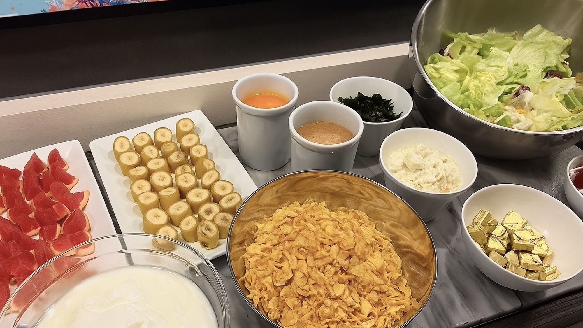 朝食ビュッフェ