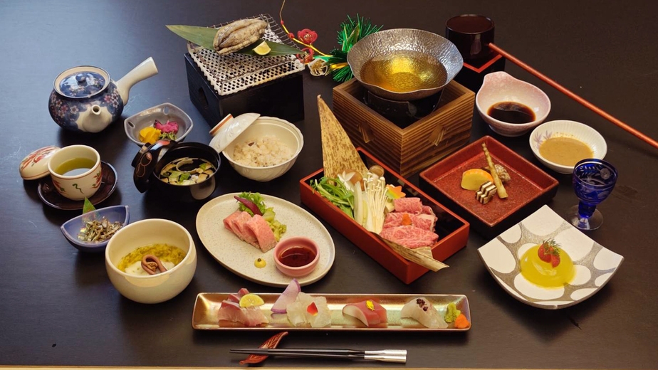 【50歳以上の方限定】『特選会席』〜お食事アップグレード、2食付プラン〜