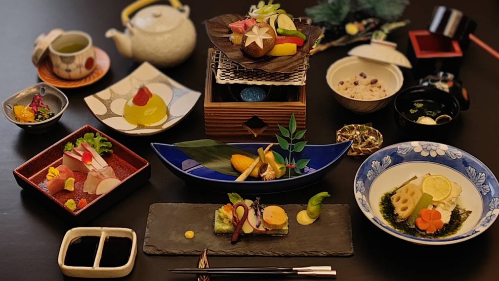 【さき楽プラン】『季節の会席』　当ホテルのスタンダード、2食付コース