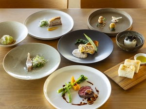 メインは山形牛 山形庄内の四季を味わう7品のコース【1泊夕朝食付】／夕食19時45分開始　