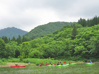 大源太湖 カヤックツアー（当ロッヂから車で約30分）