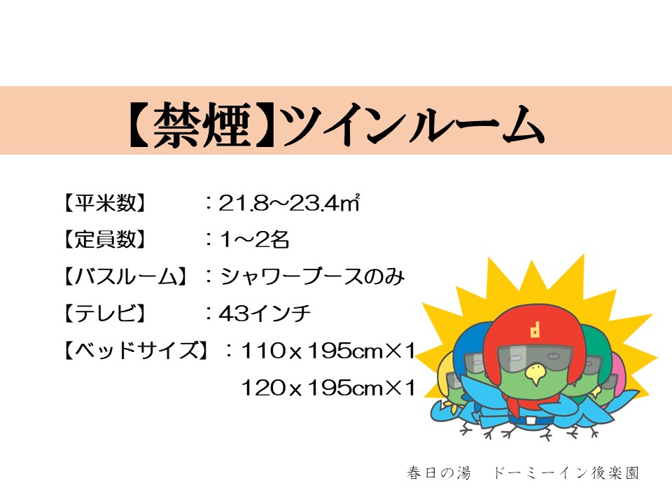 ◆ツインルーム概要