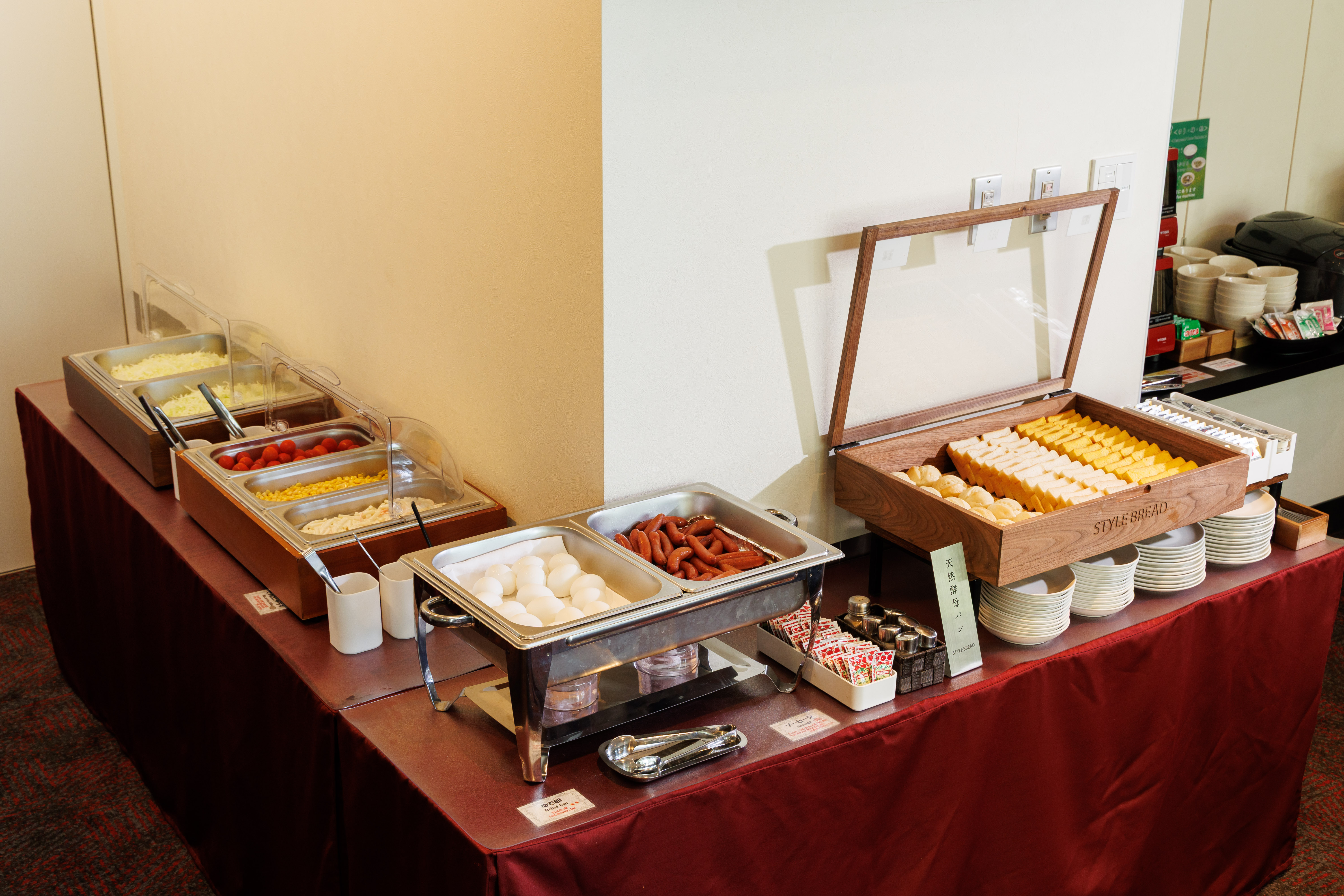 無料軽朝食イメージ③