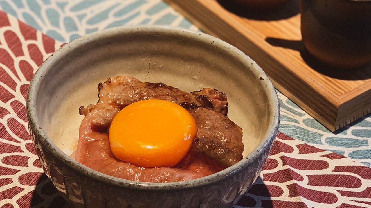 【朝食（食数限定、日替わりメニュ）】 すきたま 丹波奥里の玉子「やまぶき」とすき焼きだれ ※イメージ