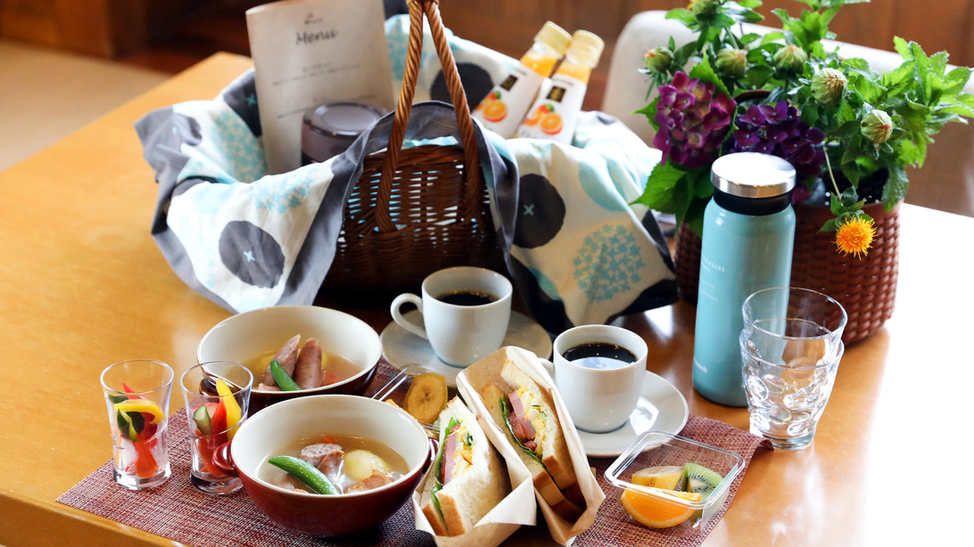 「星空案内付き♪」【1泊朝食】心も体も元気になる朝食♪（BLTEサンド）