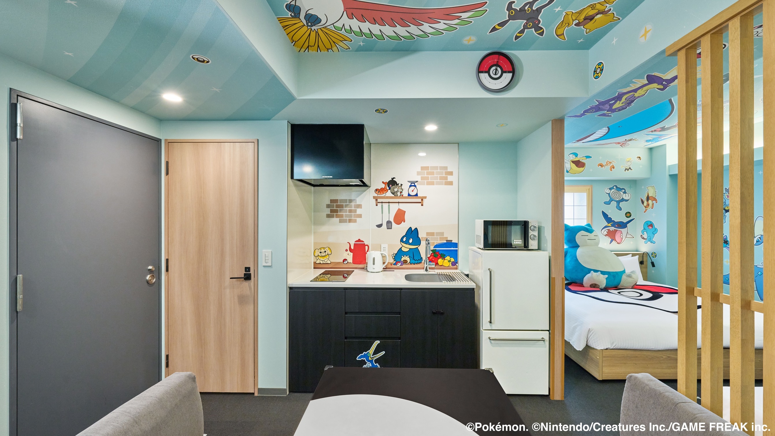 【ポケモンルーム】100匹のポケモンとお部屋に泊まろう！オリジナルノベルティつき！