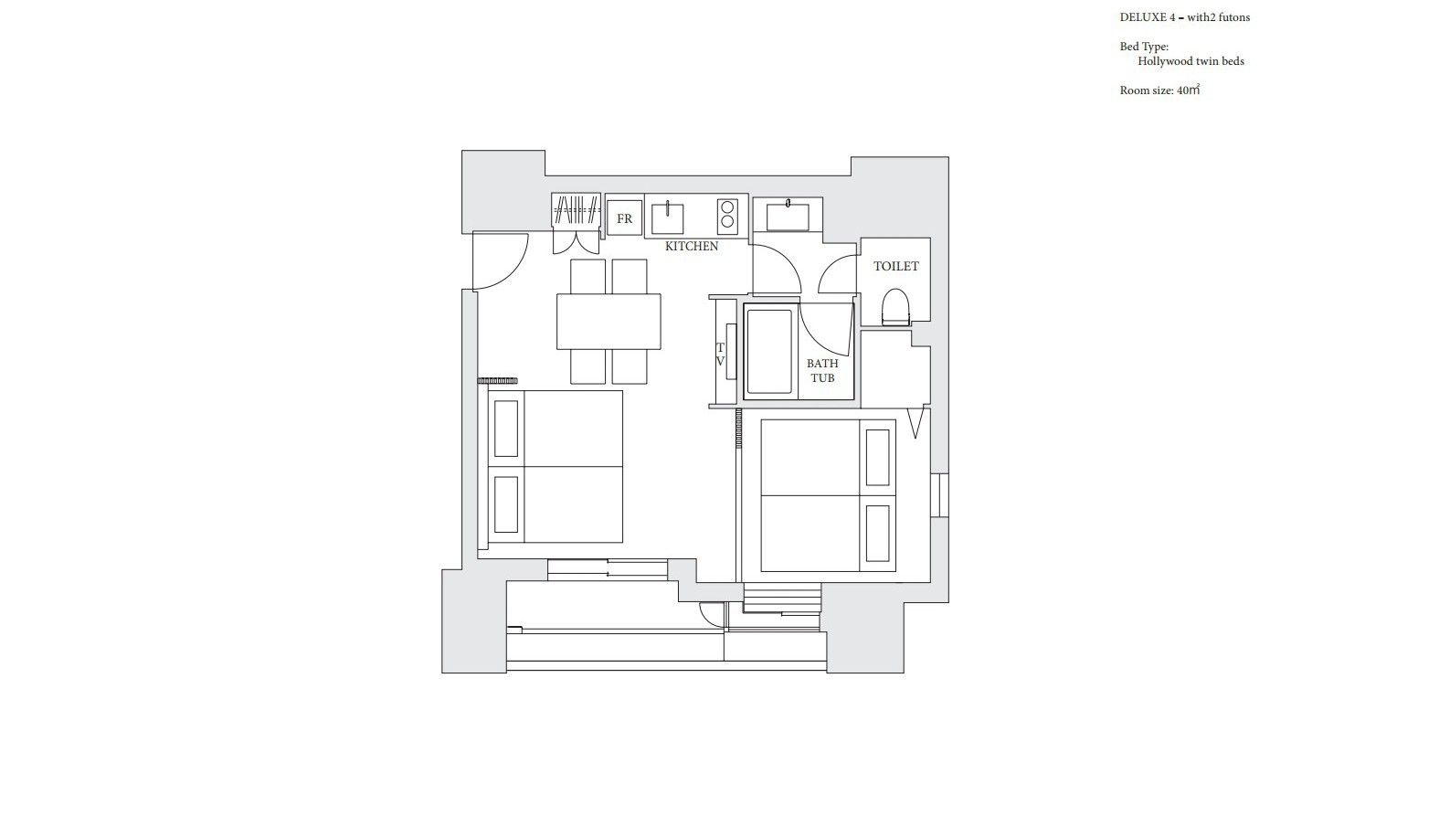 間取り図　ジャパニーズアパートメント