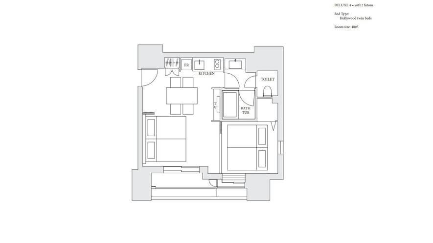 間取り図　ジャパニーズアパートメント