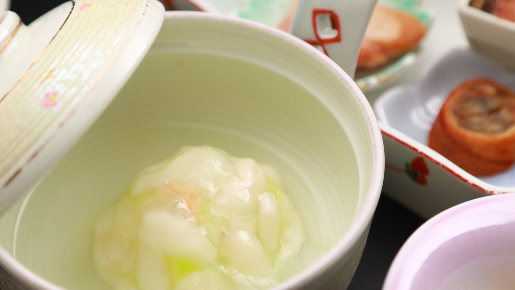 ★ある日の一品 蓋物（百合の葵蒸し）