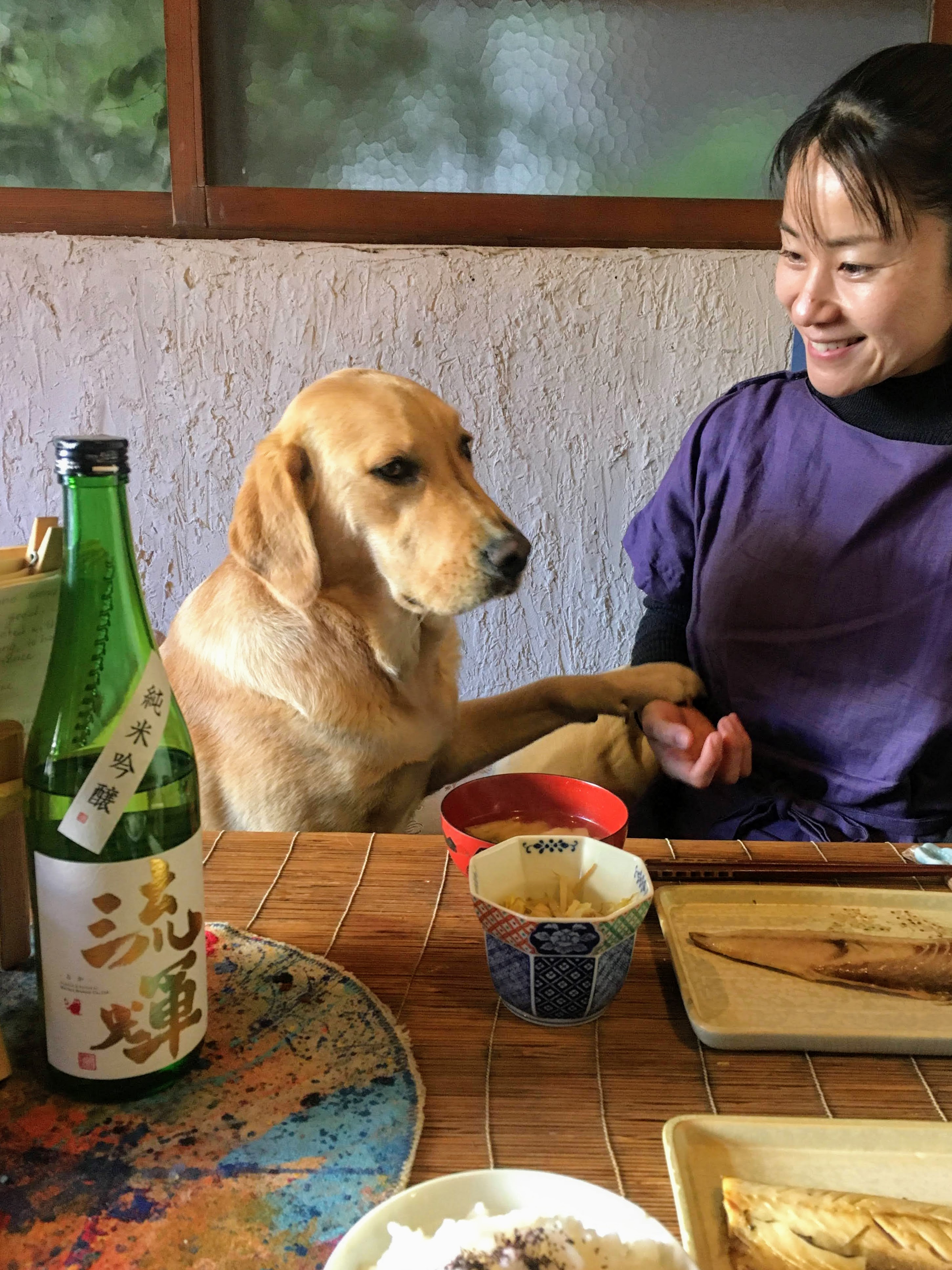 わんちゃん・猫ちゃん連れでも一緒に食卓を囲めます！