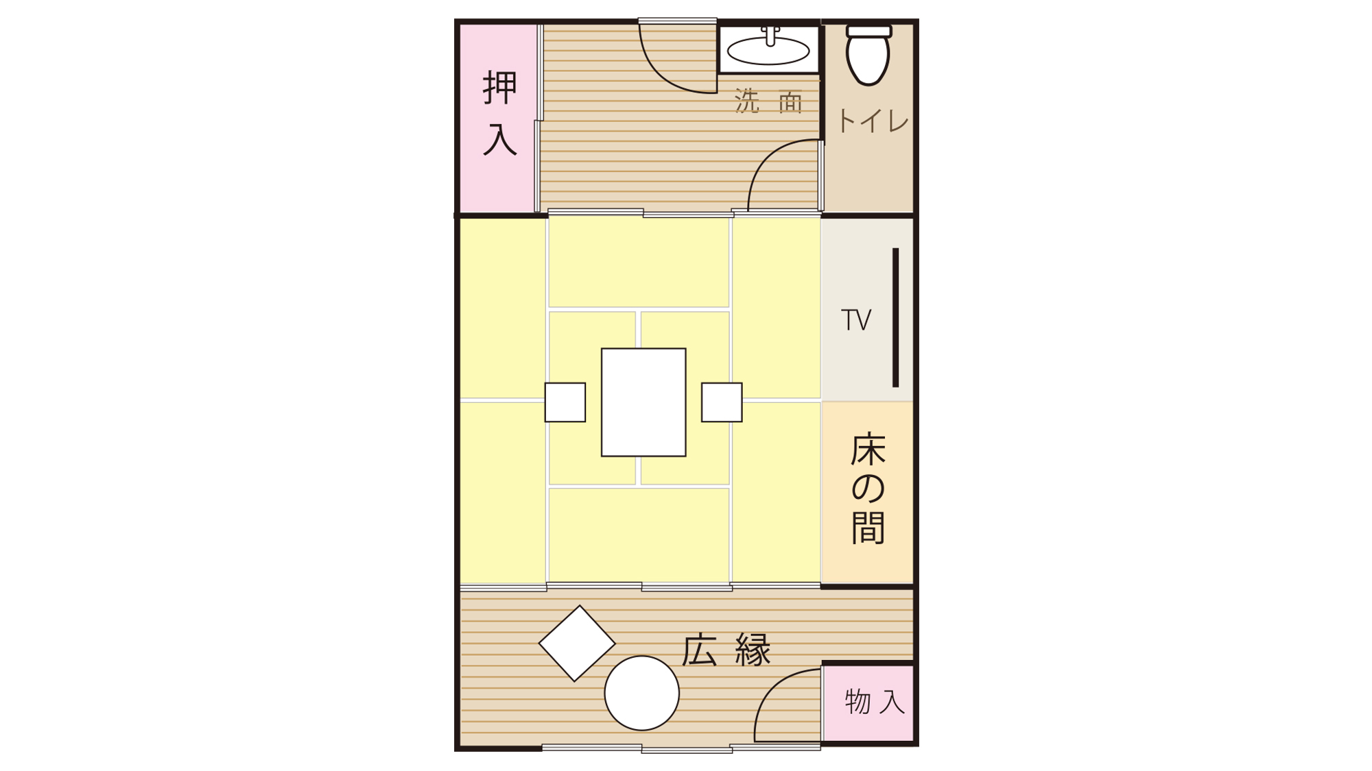 別館 和室 8畳　35.7平米　16号室