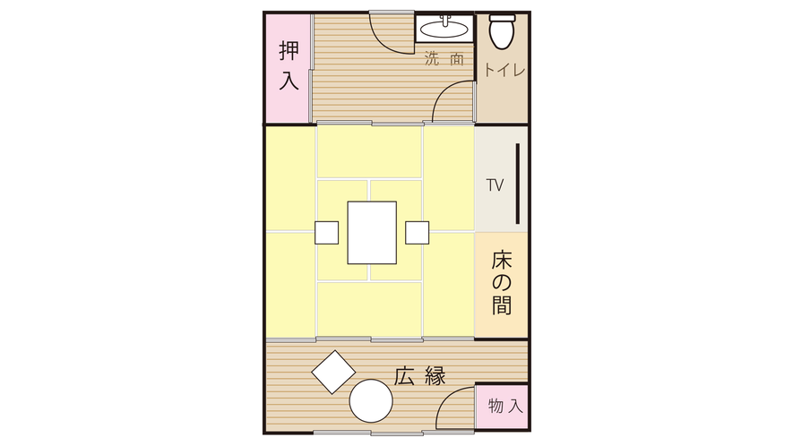 別館 和室 8畳　35.7平米　16号室