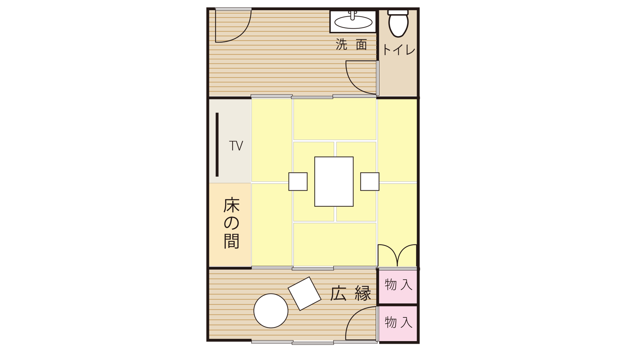 別館 和室 8畳　35.7平米　15号室