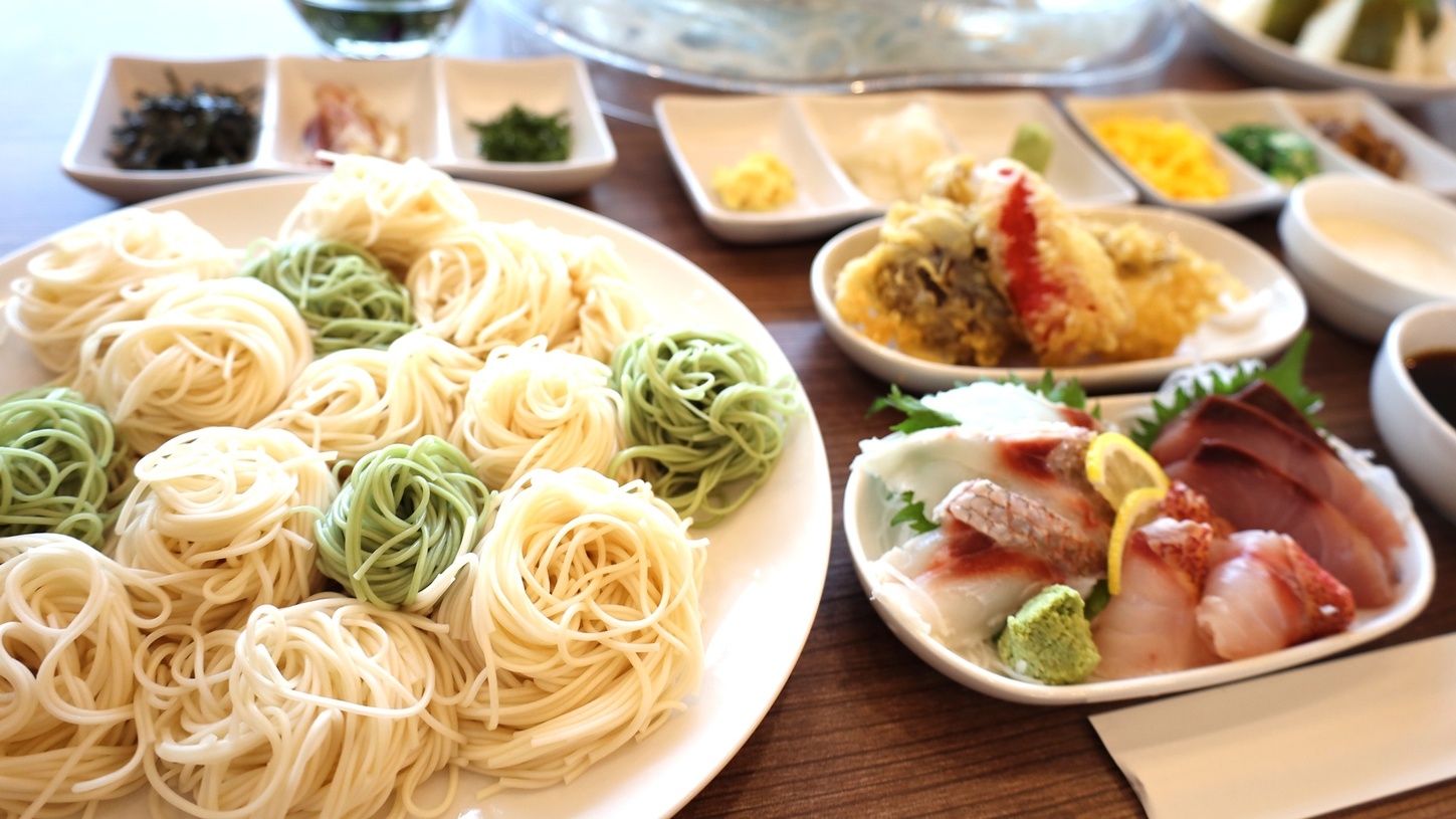 【夏限定】みんなで楽しむ♪ 鹿児島名物「そうめん流し」プラン