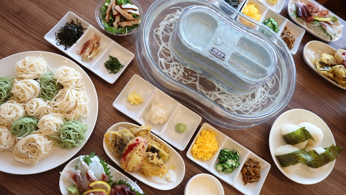 【夏限定】みんなで楽しむ♪ 鹿児島名物「そうめん流し」プラン