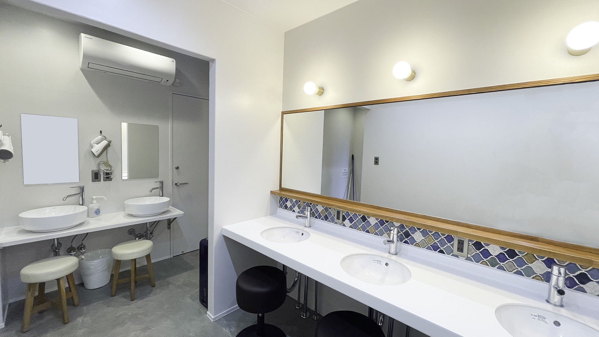 【パウダールーム】女性に嬉しいパウダールームも！清潔＆ゆったり過ごせる空間です♪