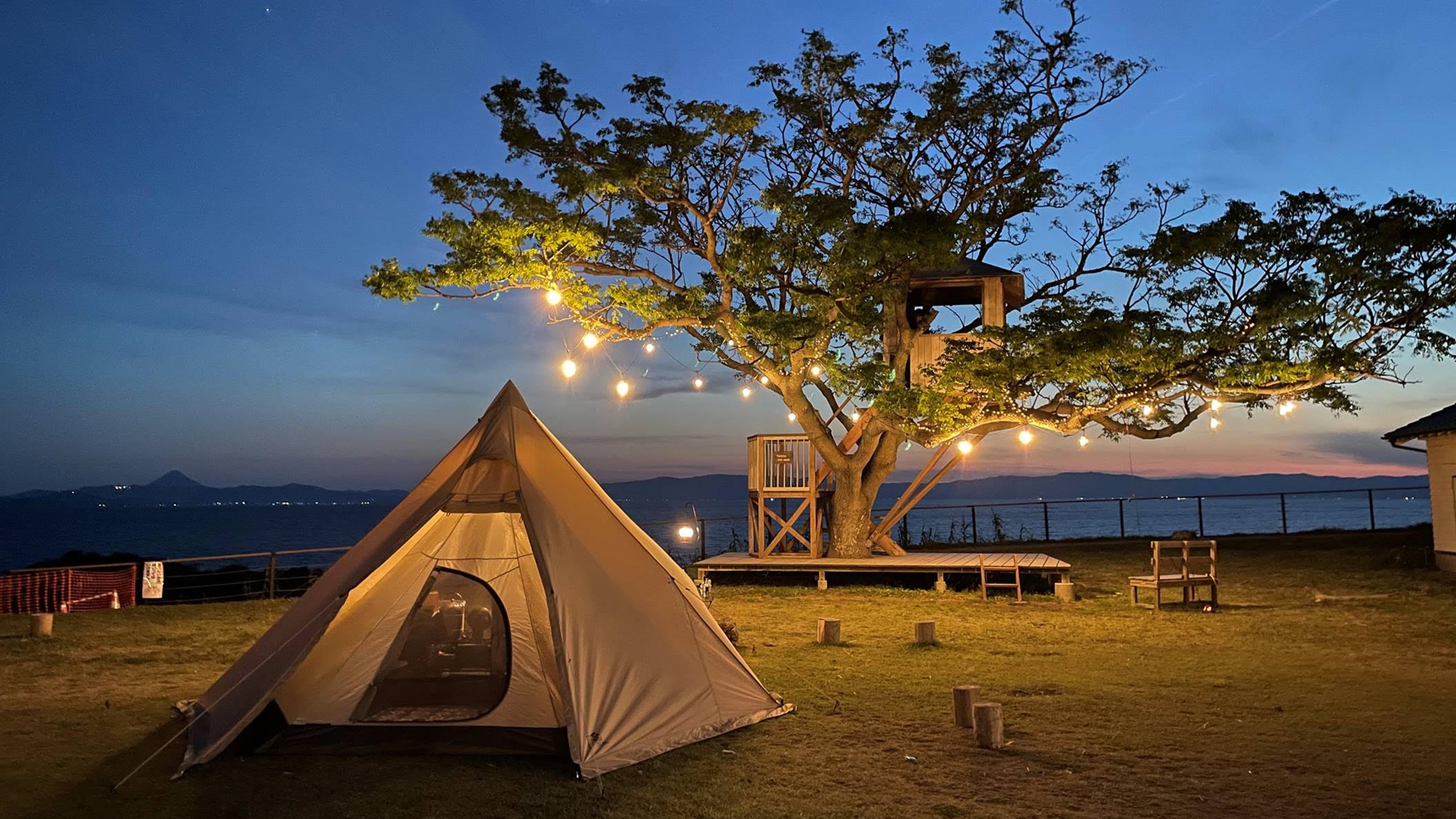 ユクサでキャンプ体験