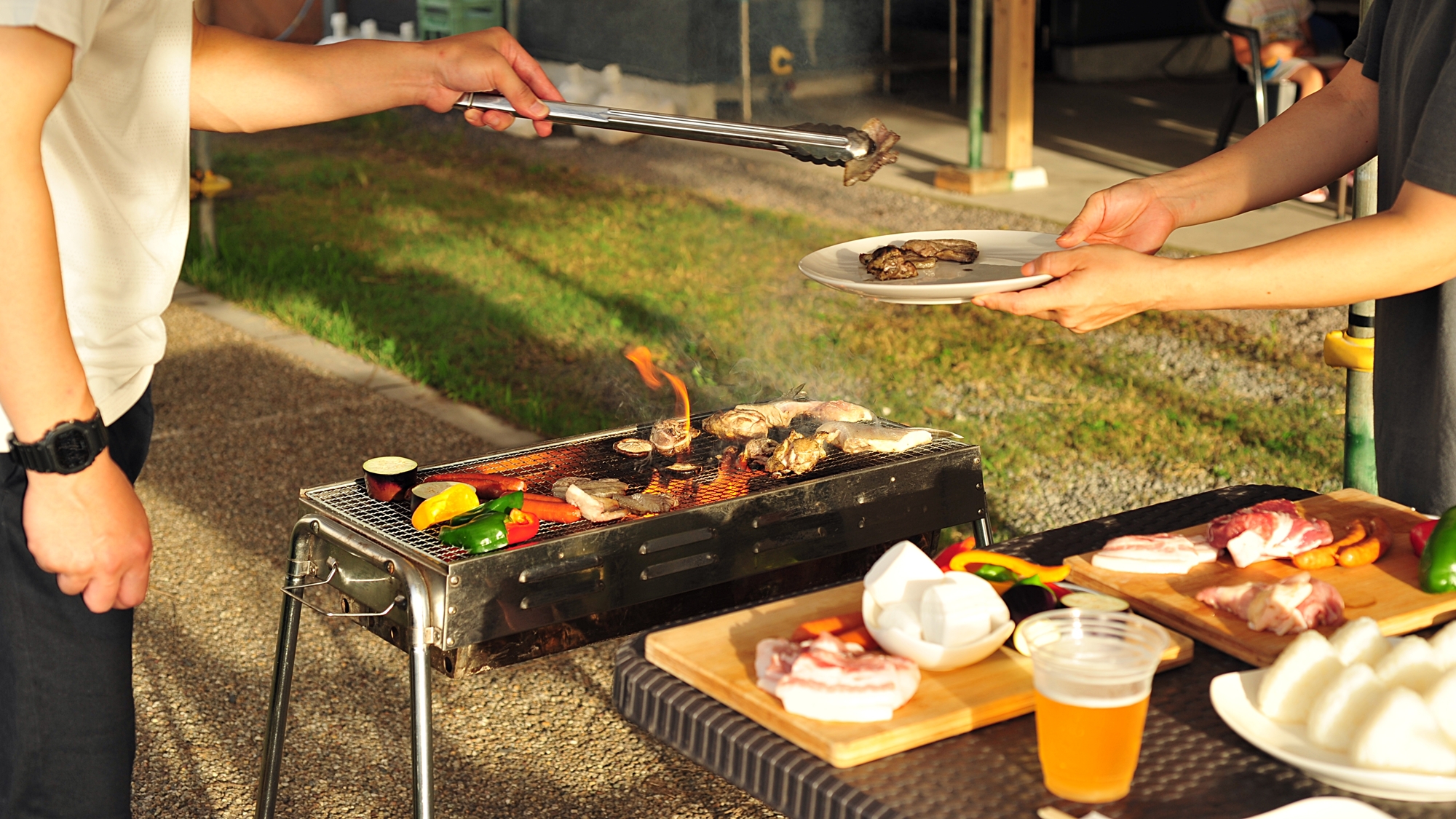 【BBQ一例】ファミリーBBQコース