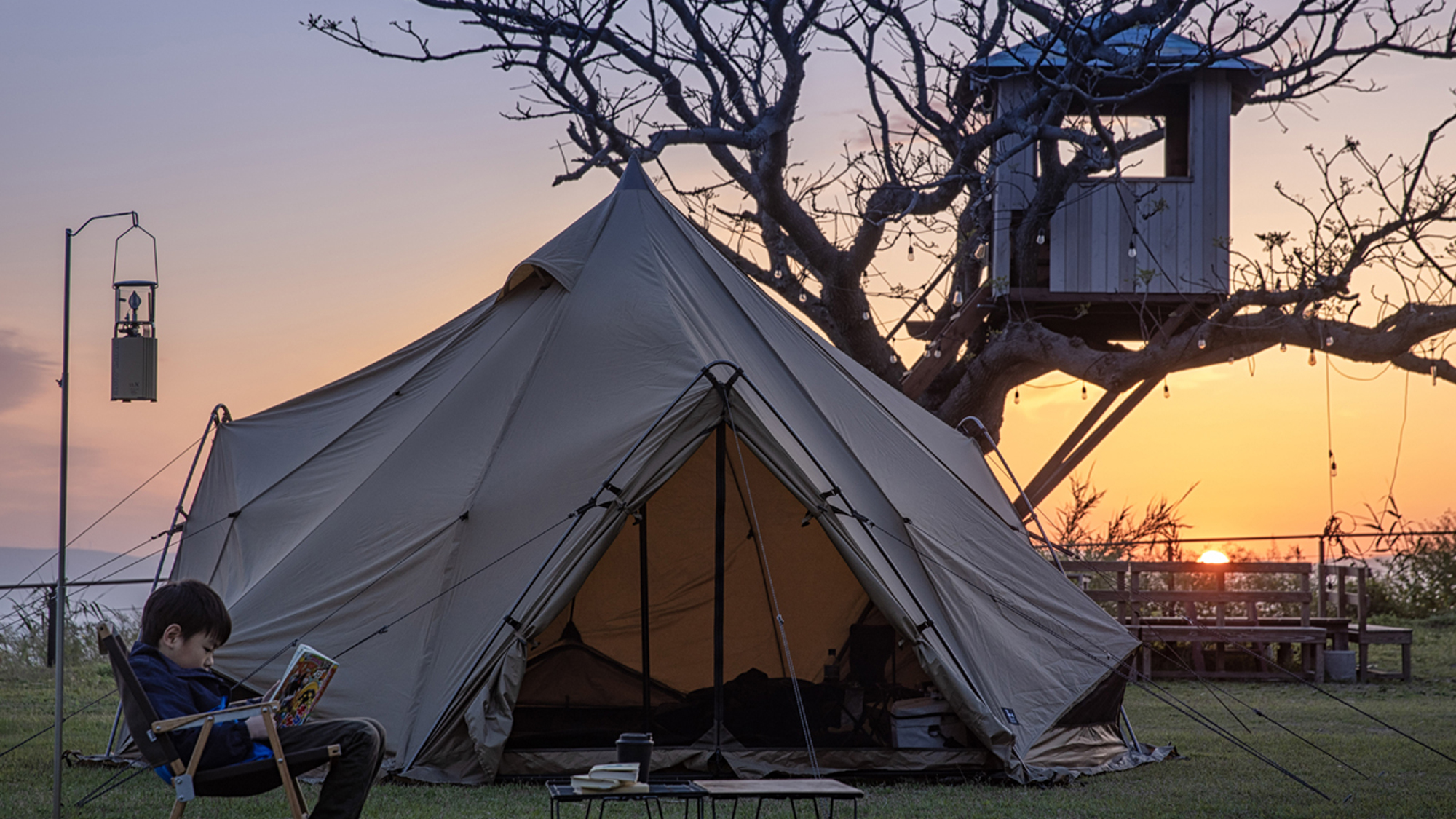 【施設/ツリーハウス】お子様も喜ぶ、非日常な空間。