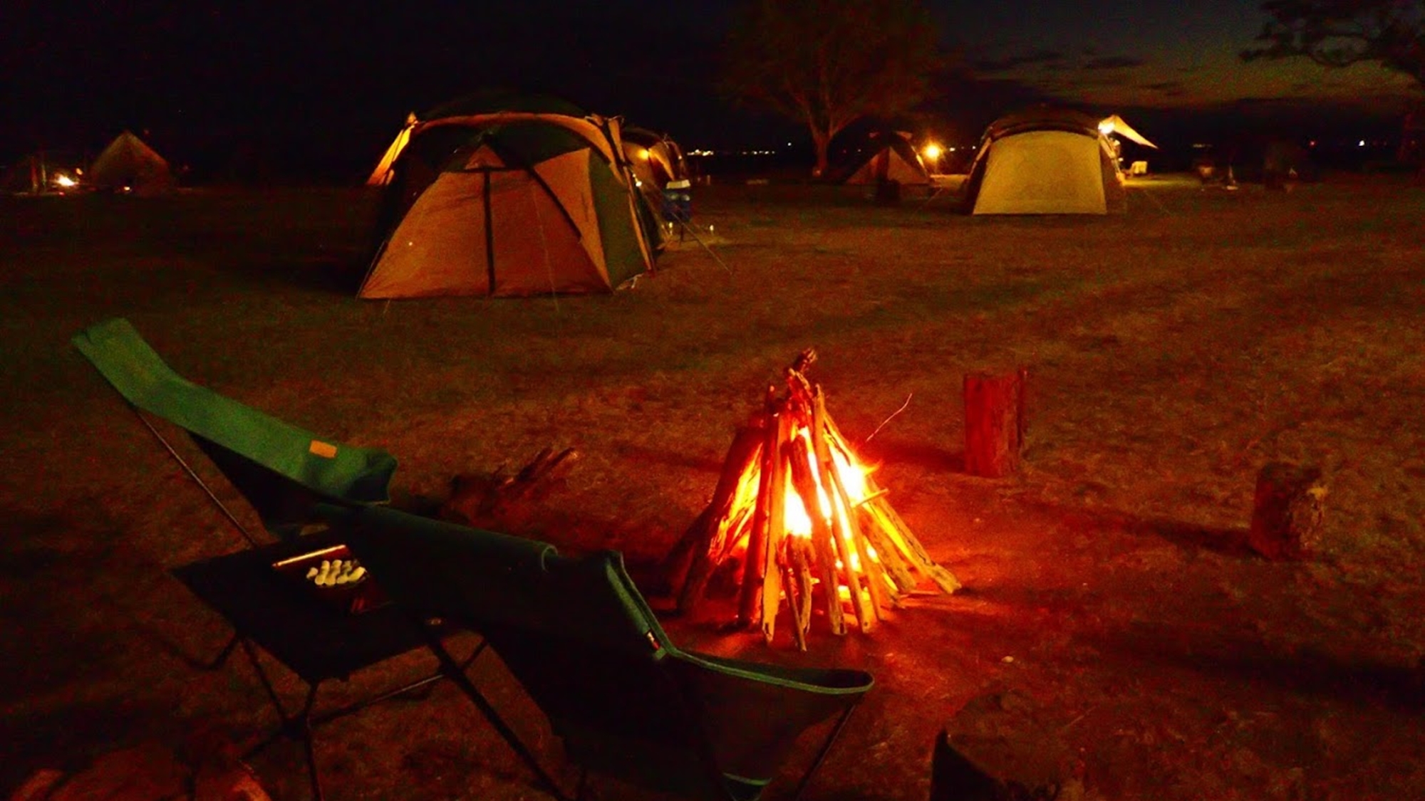 ユクサでキャンプ体験