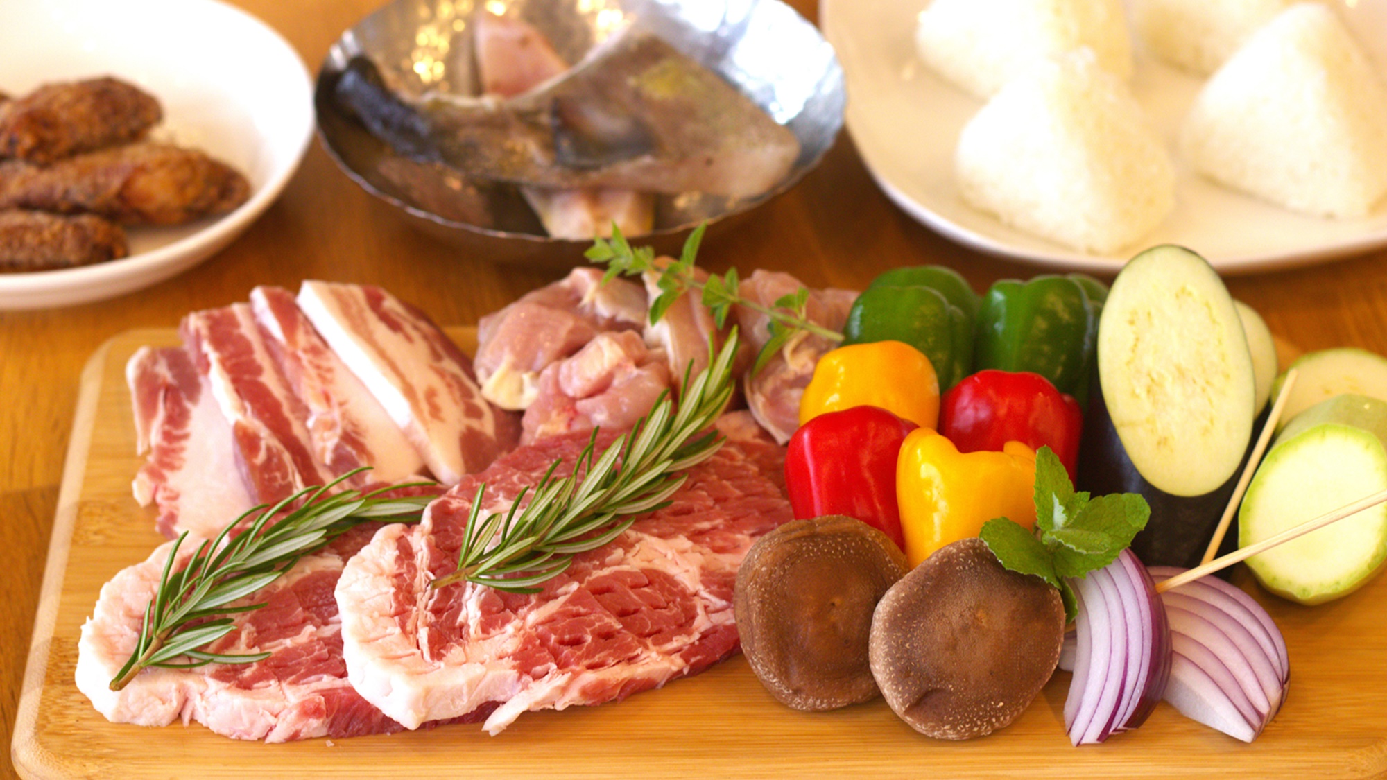 【BBQ一例】ファミリーBBQコース