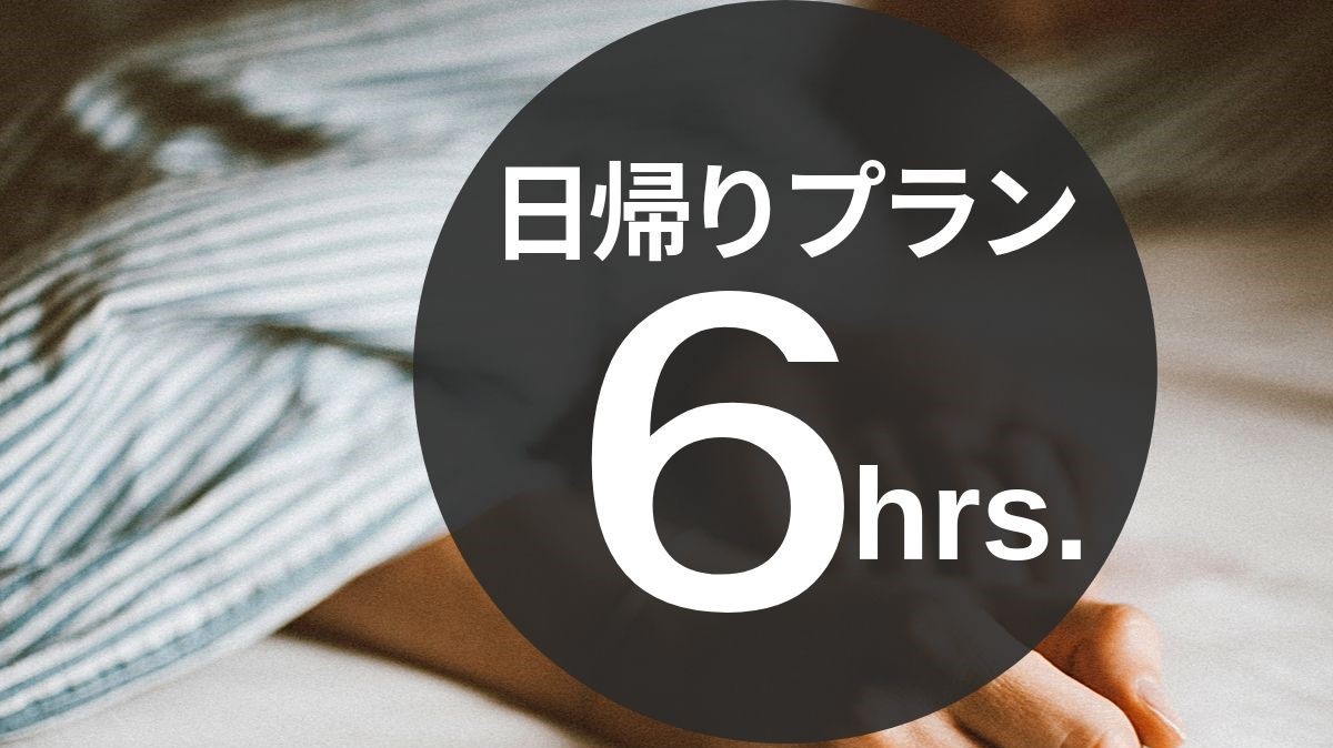 【デイユース】【最大６時間】朝９時チェックイン〜１５時チェックアウト◇仮眠、休憩、ウェブ会議に