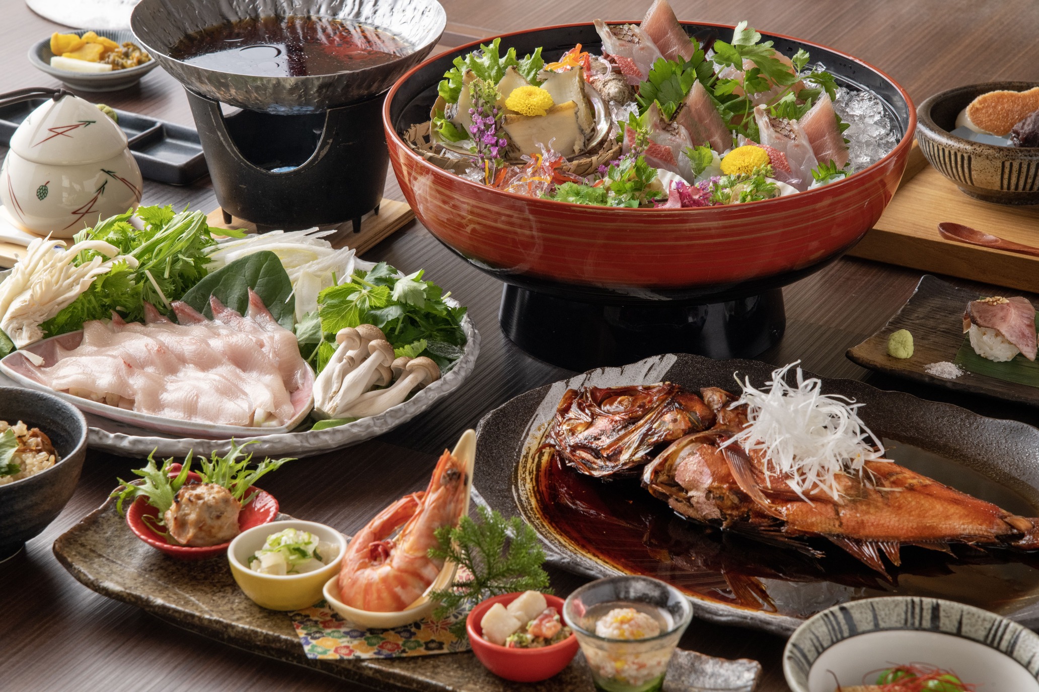 三水地魚会席１（伊勢海老なし）