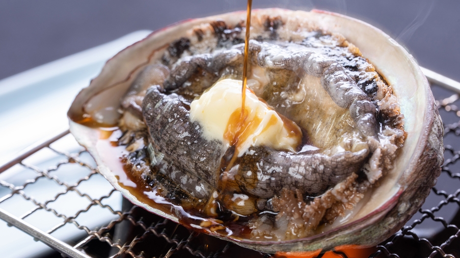 【松プラン／1泊2食付き】至福の絶品！とろーりバターのアワビ踊り焼き付き
