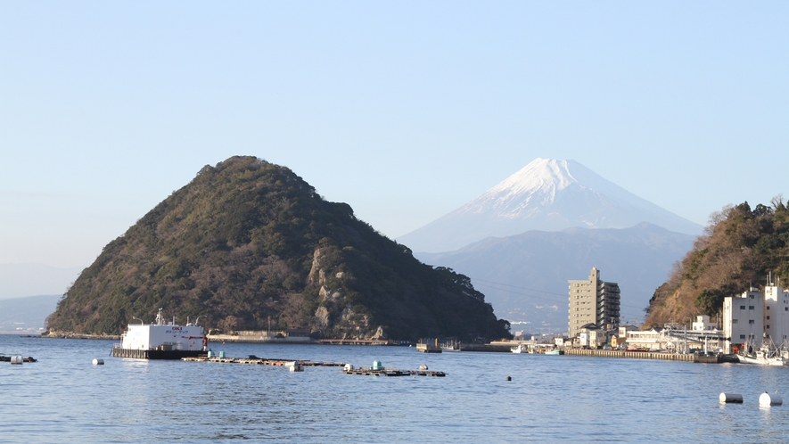*沼津から見える富士山