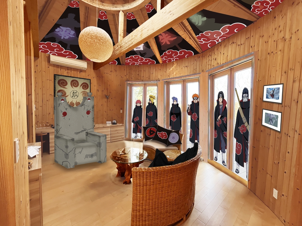 【NEW】NARUTO-ナルト-コラボルーム「”暁”のコクーン」宿泊プラン（夕朝食付）