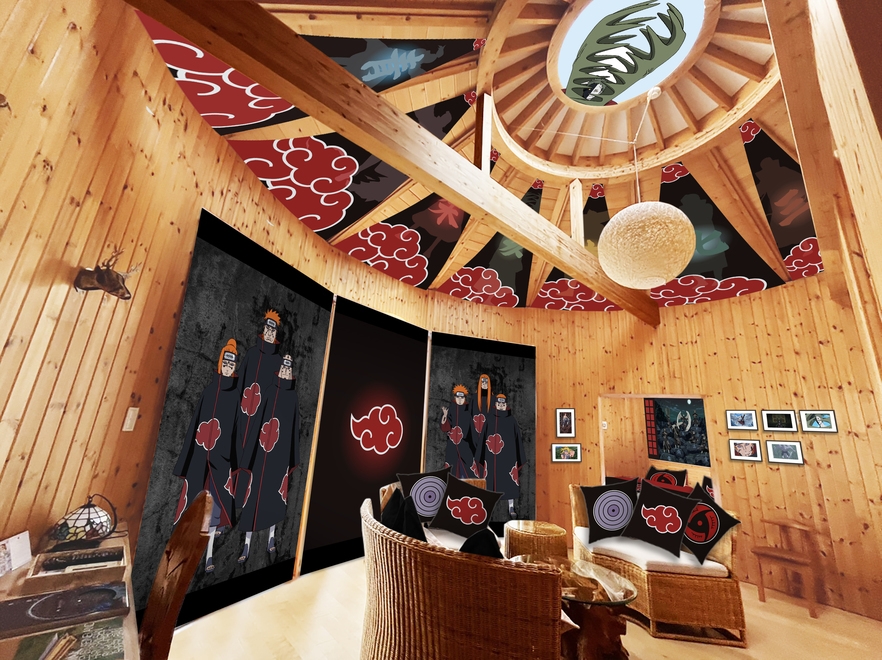 【NEW】NARUTO-ナルト-コラボルーム「”暁”のコクーン」宿泊プラン（夕朝食付）