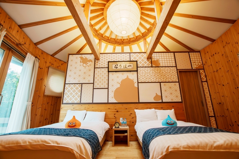 １日１組限定　ドラゴンクエストコラボルーム『スライムのコクーン〈和〉』