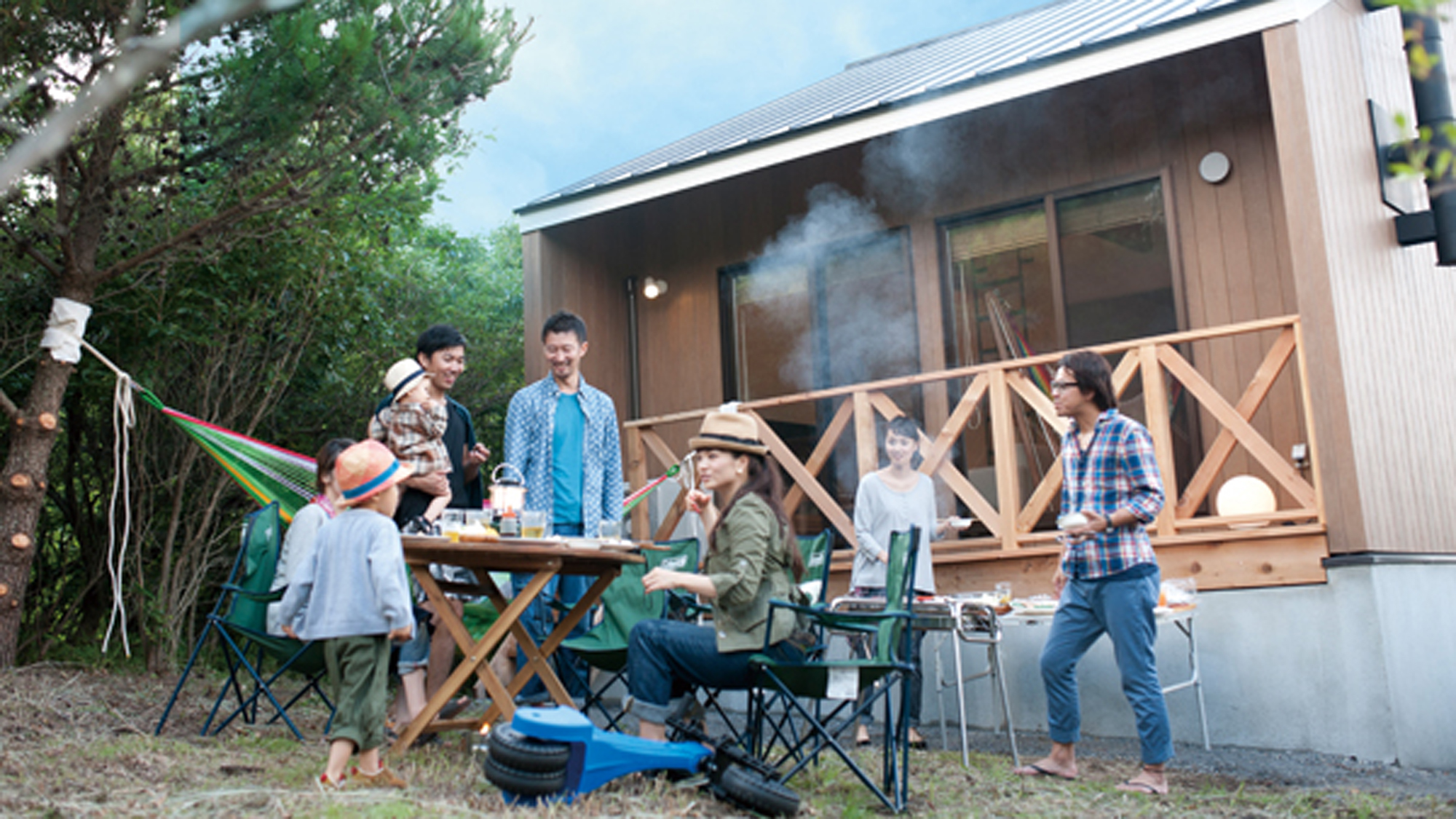 仲間たちとBBQ♪