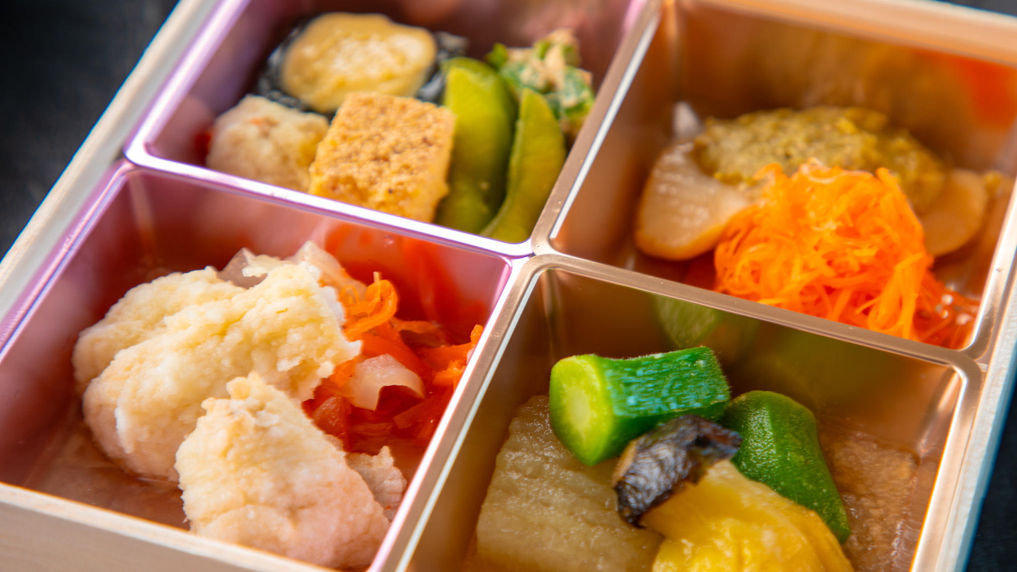 すべて手料理にてご用意する折詰のお料理