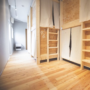 【２名　女性専用ドミトリー】トイレ・シャワー（男女別）