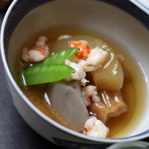 煮物　　加賀野菜のあんかけ