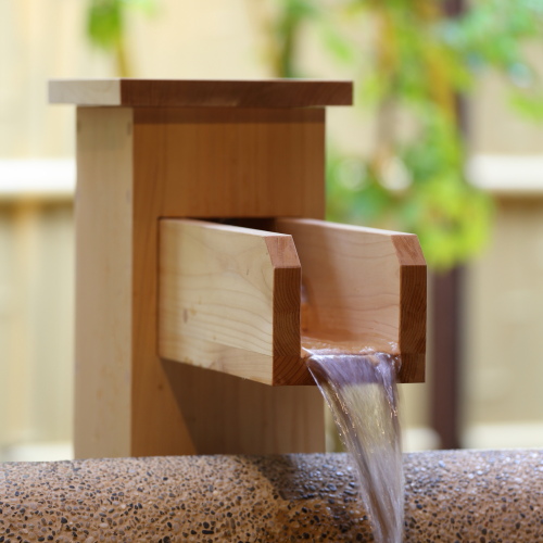 客室　１階露天風呂付　古九谷の間　露天風呂