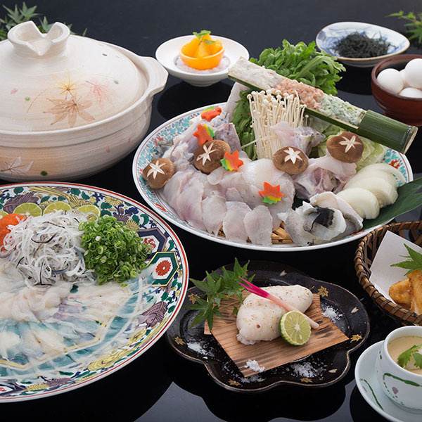 【お食事処で味わう☆冬季限定】ぷるぷる濃厚！白子付☆淡路島３年とらふぐてっちり鍋プラン☆