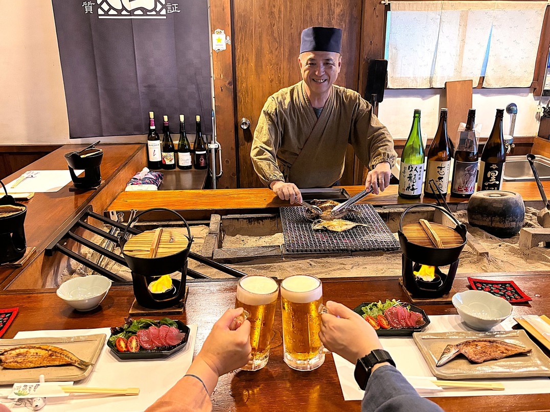 【極・王道の炉ばた焼】 香ばしい炭火で味わう！海鮮・肉・旬野菜を五感で堪能！標準プラン