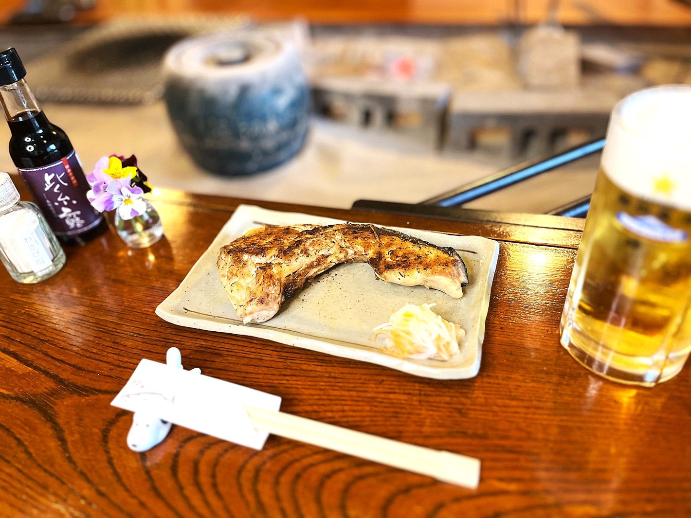 【スタンダードなお腹満足プラン】  お得に贅沢に旬のお魚・野菜・お肉の炉ばた焼