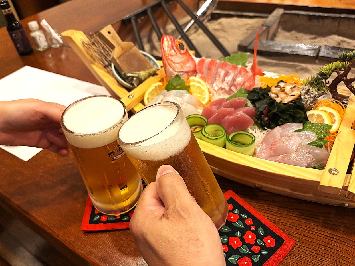【人気No.1★極み】地魚舟盛×アツアツ炉ばた焼！伊豆の２大味覚を味わい尽くす