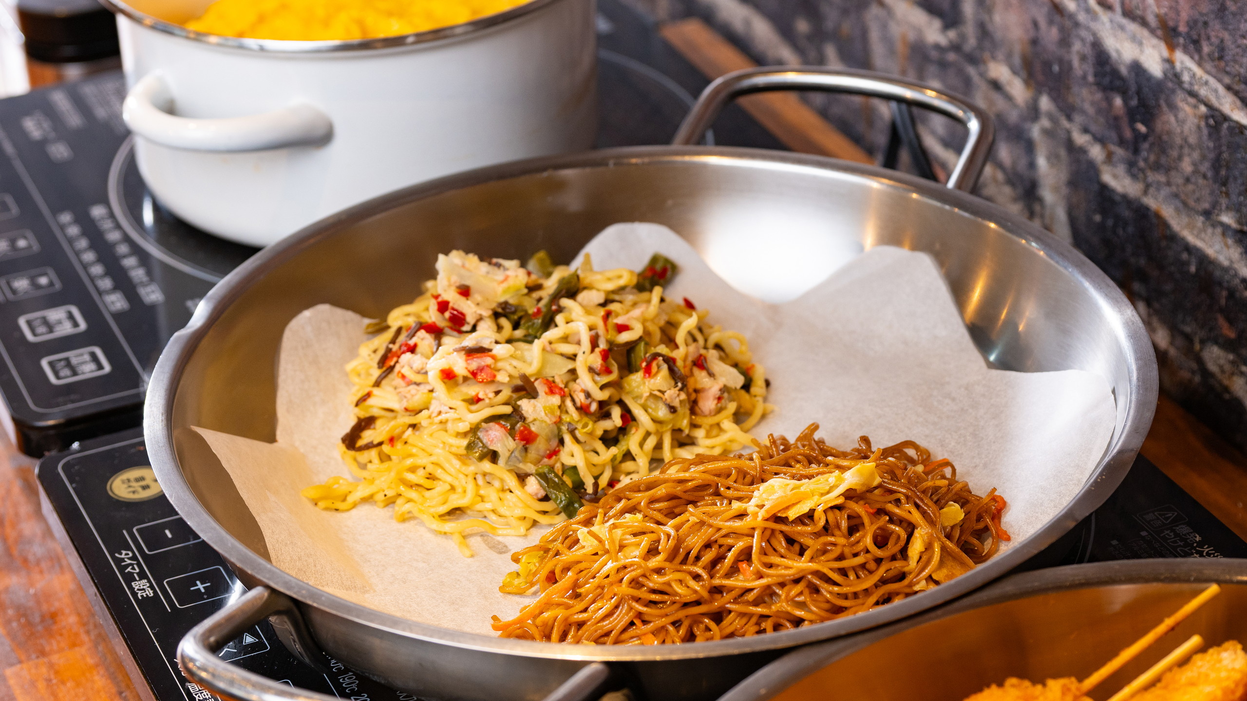 朝食ビュッフェ一例