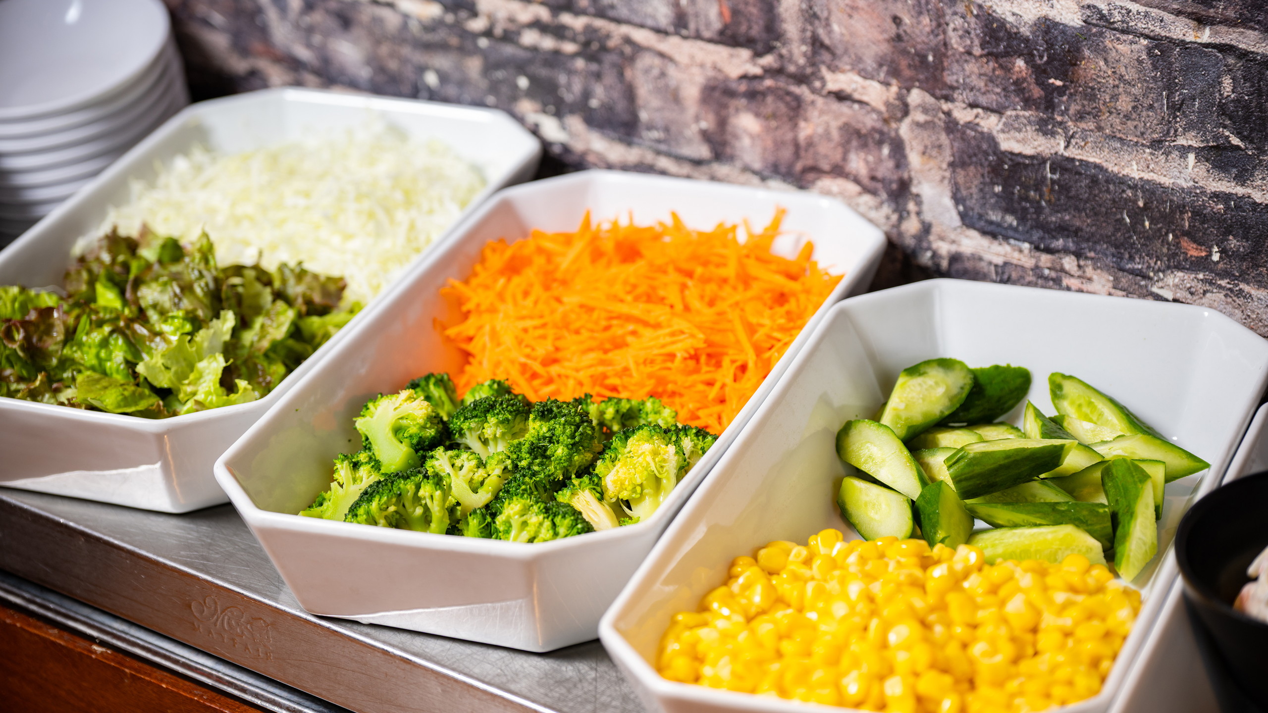 朝食ビュッフェ一例