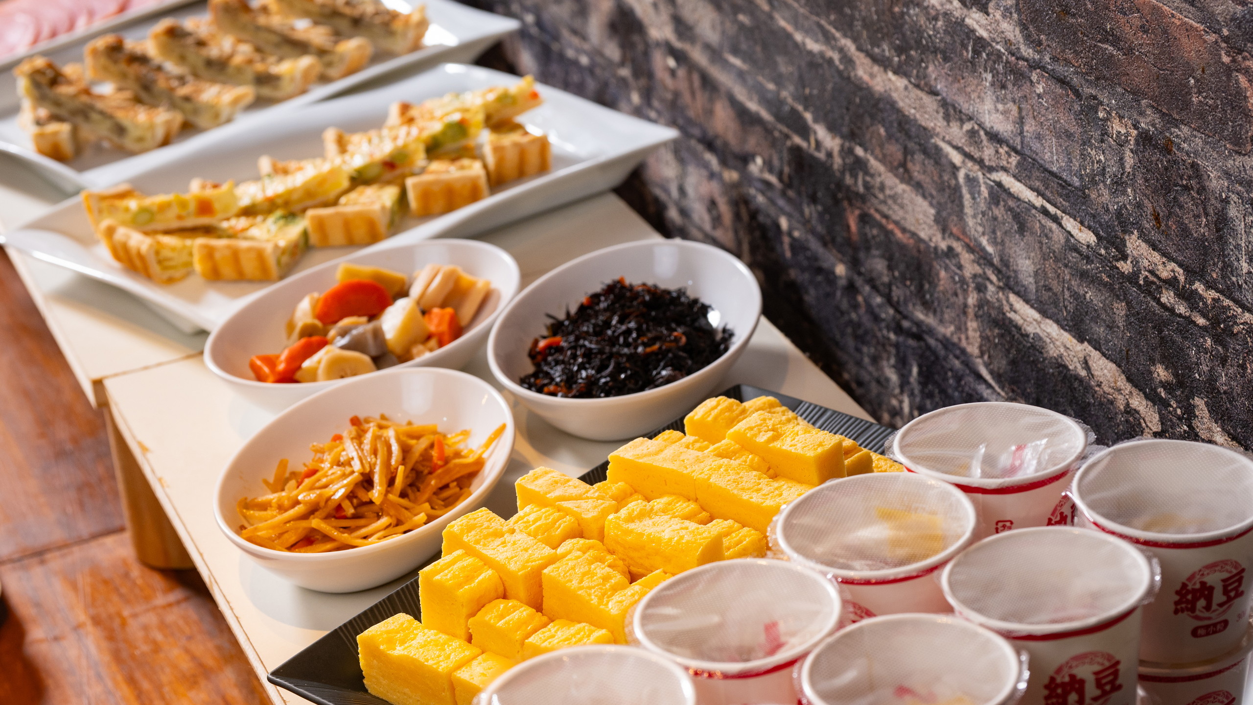 朝食ビュッフェ一例