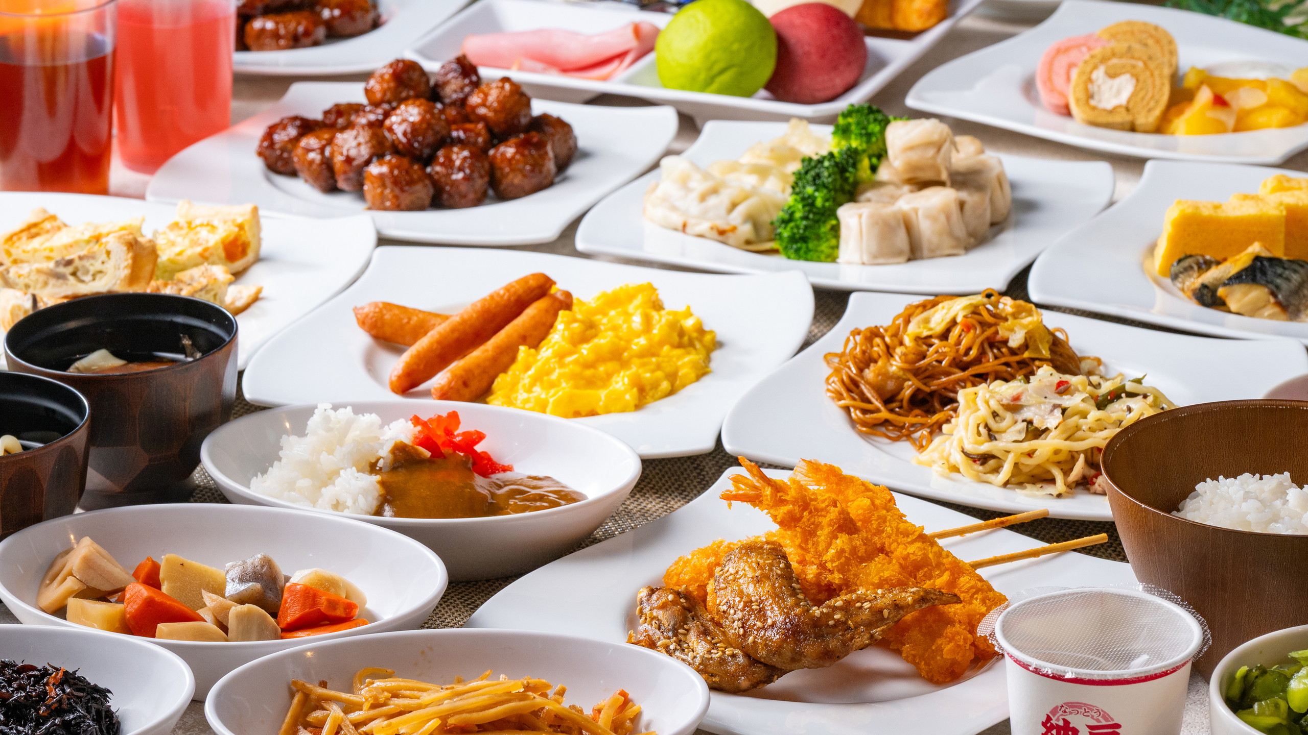 朝食ビュッフェ一例