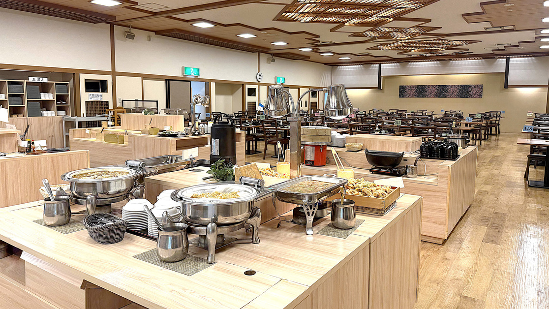 伊東園ホテル磐梯向滝 バイキング会場